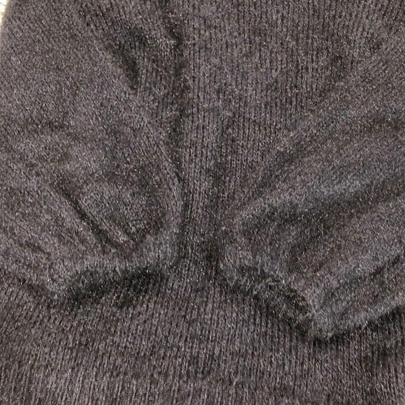 A new day size small navy blue fuzzy sweater - Picture 4 of 4